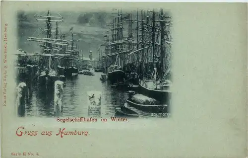 Hamburg - Segelschiff-Hafen im Winter -332488
