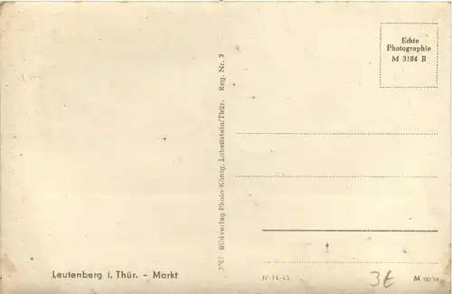 Leutenberg/Thür. - Markt -332530