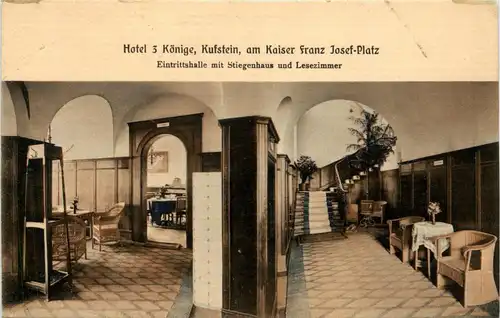 Kufstein - Hotel drei Könige am Kaiser Franz Josef-Platz, Eintrittshalle -323870