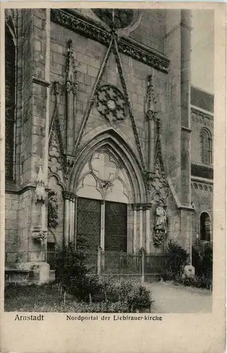 Arnstadt/Thür. - Nordportal der Liebfrauenkirche -332058