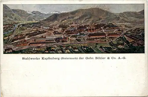 Steiermark/div.Orte - Kapfenberg - Stahlwerke Gebr. Böhler -323918