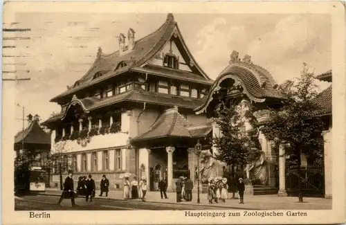 Berlin-Charlottenburg - Zool. Garten, Haupteingang -328372