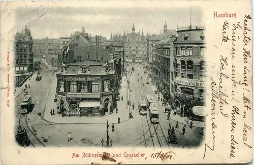 Hamburg - Am Rödingsmarkt und Graskeller -332436