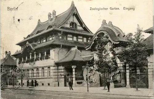 Berlin-Charlottenburg - Zool. Garten, Eingang -328378