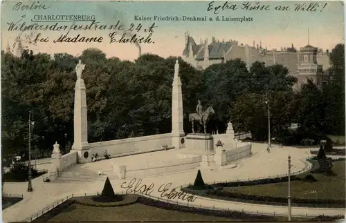 Berlin-Charlottenburg - Luisenplatz - Kaiser Friedrich-Denkmal -328432