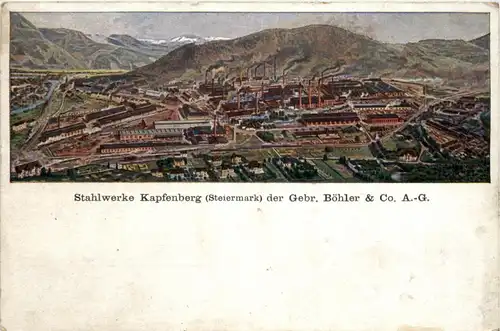 Steiermark/div.Orte - Kapfenberg - Stahlwerke Gebr. Böhler -323916