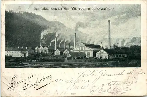 Gruss aus Kapfenberg, Der Erlachhammer der Böhlerschen Gusstahlfabriken -324122