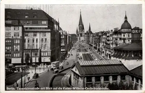 Berlin-Charlottenburg - Tauenzienstrasse , Kaiser-W. Ged.Kirche -328740