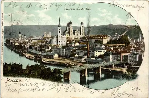 Passau/Bayern - Panorama von der Ries -329606