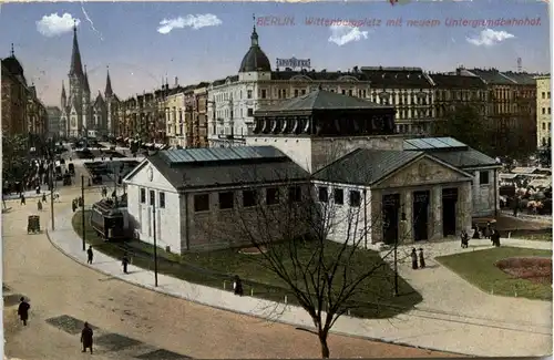 Berlin-Charlottenburg - Wittenbergplatz mit neuem Untergrundbahnhof -328710