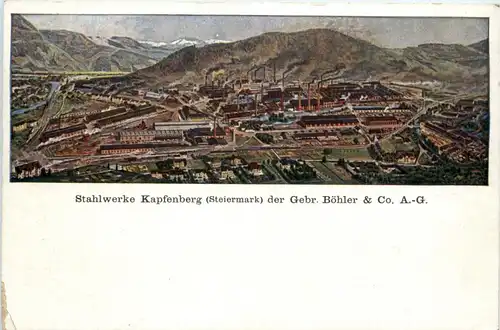 Steiermark/div.Orte - Kapfenberg - Stahlwerke Gebr. Böhler -323920