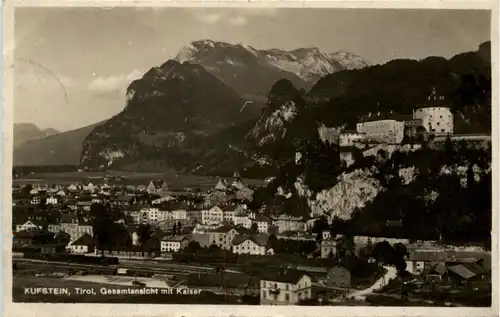 Kufstein/Tirol - Gesamtansicht mit Kaiser -328236