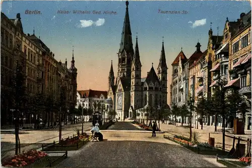 Berlin-Charlottenburg - Tauenzienstrasse - Kaiser Wilhelm Gedächtniskirche -328660