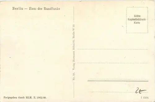 Berlin-Charlottenburg - Haus des Rundfunks -328548