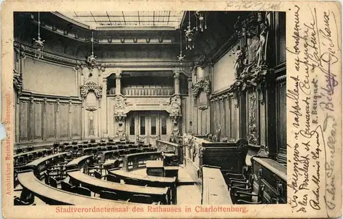 Berlin-Charlottenburg - Stadtverordnetensaal des Rathauses -328444