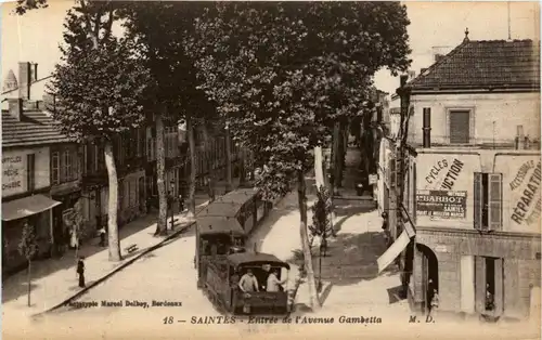 Saintes - Entree de l Avenue Gambetta - Tramway -282220