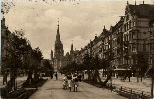 Berlin-Charlottenburg - Tauenzienstrasse , Kaiser-W. Ged.Kirche -328744