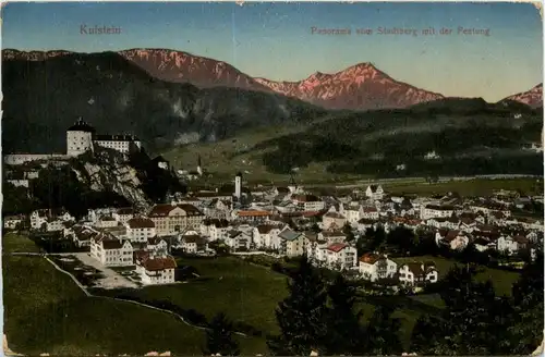 Kufstein/Tirol - Panorama vom Stadtberg mit der Festung -328230