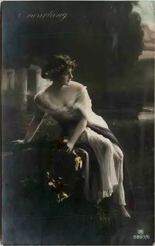 Frau - Erwartung -405392