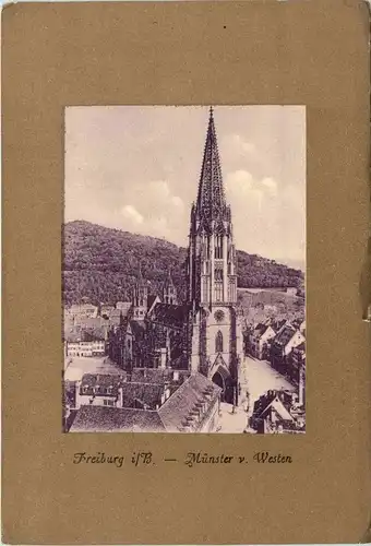 Freiburg i.Br./Baden-Württemberg - Münster von Westen -328922