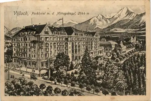 Villach/Kärnten - Parkhotel mit dem Mittagskogel -324002