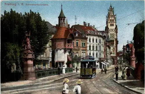 Freiburg i.Br./Baden-Württemberg - Schwabentorbrücke -328998