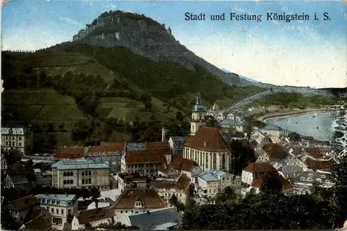 Stadt und Festung Königstein -405724