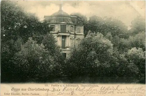 Berlin-Charlottenburg - Partie a.d. Schlosspark, Teeschlösschen -328306