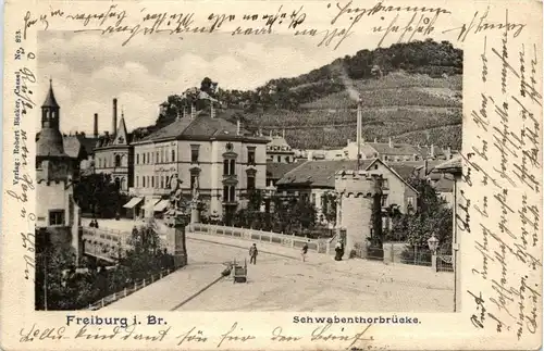 Freiburg i.Br./Baden-Württemberg - Schwabentorbrücke -328970