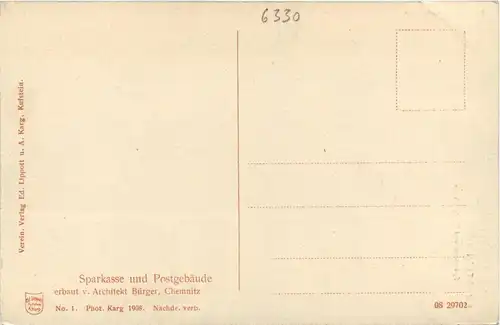 Kufstein/Tirol - Sparkasse und Postgebäude -329872