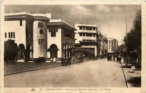 Casablanca - Avenue du General Damade - La Poste -283338