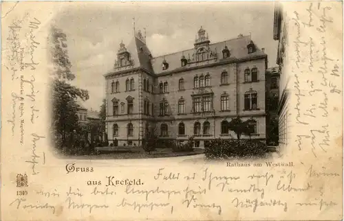 Gruss aus Krefeld - Rathaus -406074