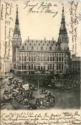 Aachen - Rathaus -406576