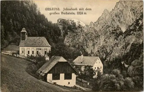 Gesäuse/Steiermark - Gesäuse, Johnsbach mit dem grossen Buchstein -315152