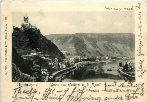 Gruss aus Cochem an der Mosel - Union Hotel -405948