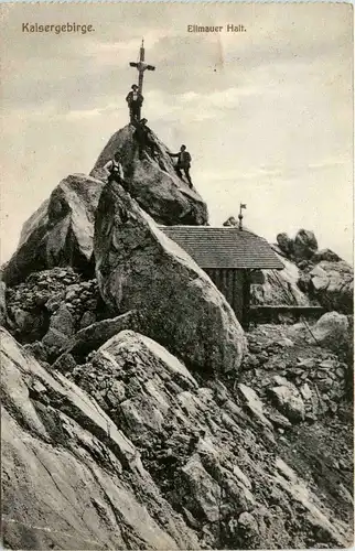 Kaisergebirge, Kufstein und Umgebung/Tirol - Ellmauer Halt Gipfel -329278