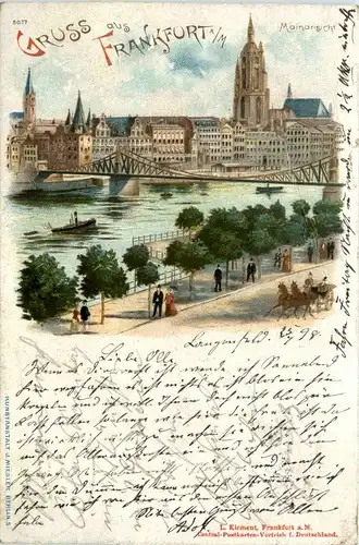 Gruss aus Frankfurt - Litho -406082