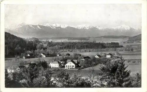 Kärnten, div. Orte, Seen und Umgebung - Pischeldorf mit Karawanken -329368