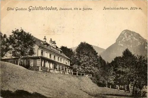 Gesäuse, Hotel Gesäuse , Gstatterboden, Jamischbachturm -315352