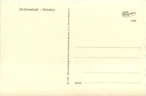 Gernsbach - Hofstätte -405914