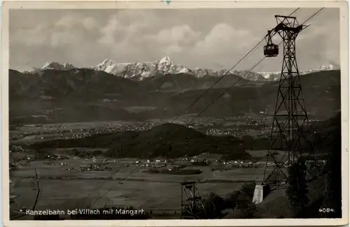 Villach/Kärnten - Villach, Kanzelbahn, mit Mangart -315572