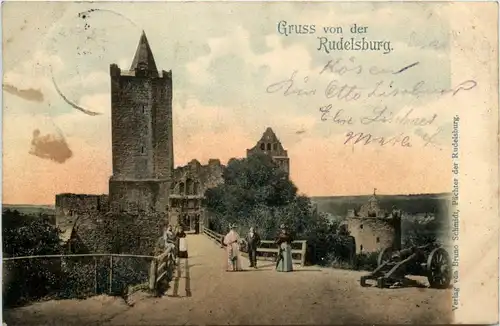 Gruss von der Rudelsburg -406086