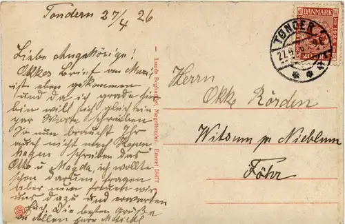 Tondern - Slotsgaden i. Mogeltonder -406228