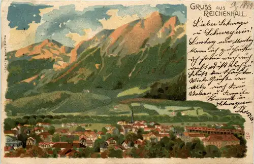 Gruss aus Bad Reichenhall - Litho -406640