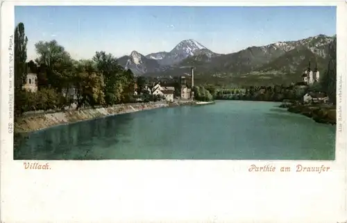 Villach/Kärnten - Villach, Partie am Drauufer -316038