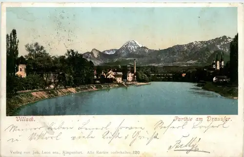 Villach/Kärnten - Villach, Partie am Drauufer -316146