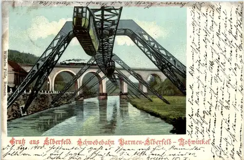 Gruss aus Elberfeld - Schwebebahn -406584