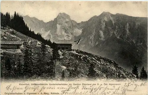 Kaisergebirge, Kufstein und Umgebung/Tirol - Hütte Vorderkaiserfelden -329282