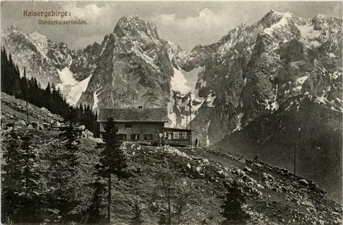 Kaisergebirge, Kufstein und Umgebung/Tirol - Hütte Vorderkaiserfelden -329302