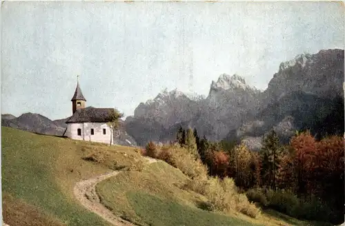 Antoniuskapelle mit wildem Kaiser -329322